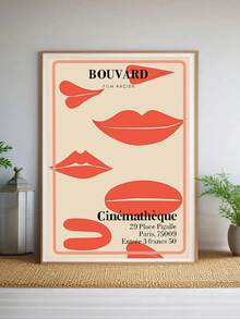 1 pieza Póster de arte vintage en lienzo, decoración de pared de la película de 1969, decoración artística de pared de moda, adecuada para sala de estar y dormitorio, sin marco - Beis - Ver 8