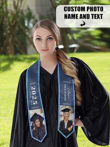 Cinta de graduación personalizada 2025, con logotipo personalizado, texto, foto, graduación personalizada según tu diseño, idea de regalo de graduación, duradera, grabada, colorida, bonita, adorable, divertida, kawaii, y2k, elegante, unisex, casual, personalizada, única, regalos ideales para él, regalos ideales para ella, ella, novio, novia, familia, amigos, para aniversarios, para el Día de San Valentín, para el Día de la Madre, para cumpleaños, para el Día del Niño, para el Día del Padre, para graduación, para bodas, para inauguración de casa - Multicolor - Ver 25