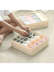 Socken- und Unterwäsche-Organizer-Trennwände, faltbarer Stofforganizer für Schubladen, Schrank-Organizer und Aufbewahrungsboxen zum Organisieren von Socken, Unterwäsche, Krawatten, Schlafzimmer, Organizer