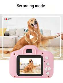 Kids Action Camera, Kids Video Recorder, Kids Camera, Toy Camera, Rechargeable Toy Camera, Suitable For Girls Birthday, Christmas And New Year Gifts