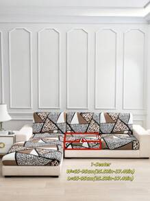 1 pezzo Cuscino decorativo in tessuto di seta di latte antiscivolo ed elastico per divano, con motivi floreali, a foglie o geometrici, multicolore, adatto per animali domestici, adatto per tutte le stagioni: primavera, estate, autunno e inverno