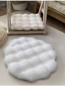 1pc French Cozy Fluffy Area Rug Set, Warm And Sweet Indoor Decorative Area Rug, Dining Chair Round Chair Mat, Dining Chair Chair Mat, Outdoor Furniture Patio Mat, Office Chair Chair Mat For Bedroom, Living Room, Dressing Room, Dressing Table, Chair, Suitable For Spring Autumn Winter Modern Decor Accessories | Soft Texture. - Multicolor - View 19