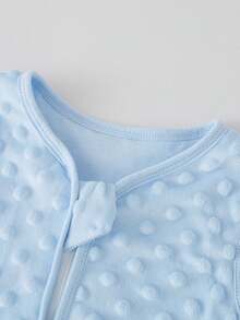 Children Minky Dot Double Layer Swaddle Sleepsack Blanket For Autumn Winter Infant Sleeveless Vest Anti-Kick Sleeping Bag Bedding Sleepwear BACK TO SCHOOL - Multicolor - View 5