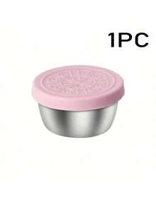 4 Packs Salad Dressing To Go Containers, 1.6 Oz Small Stainless Steel Sauce Cups With Leakproof Silicone Lids, For Lunch Boxes, Picnics And Travel - Multicolor - View 13