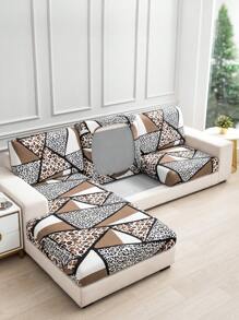 1 pezzo Cuscino decorativo in tessuto di seta di latte antiscivolo ed elastico per divano, con motivi floreali, a foglie o geometrici, multicolore, adatto per animali domestici, adatto per tutte le stagioni: primavera, estate, autunno e inverno
