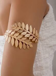 1 pieza Brazalete de metal con diseño de estrella de mar geométrico de moda para mujer, adecuado para playa, vacaciones, fiesta, regalo