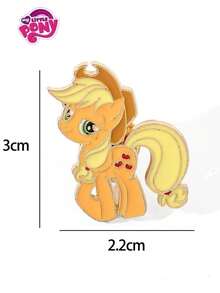 12 件 My Little Pony 可爱有趣的暮光闪闪、彩虹破折号、萍琪派胸针，适用于衣服、文具、背包、包、背带，适合作为送给朋友、家人、同事的礼物，可全年使用胸针