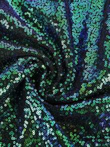1pc Sparkly Embroidered Sequin Fabric Piece, Precut DIY Material For Dress, Wedding Gown, Bag, Tablecloth, Wedding Party Decor