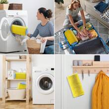 1pc Reusable Shoe Washing Bag, Suitable For Washing Shoes In Washing Machine And Dryer, Fits All Shoe Types And Sizes, Random Color