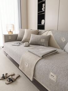 1 pieza Funda de sofá estilo bohemio - Poliéster de alta calidad, antideslizante, antisuciedad, apta para mascotas, adecuada para oficina, habitación, sala de estar, sillón hasta sofá de 3 plazas, para todas las estaciones, lavable a máquina