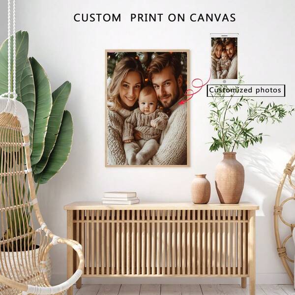 1/3 Stück personalisierte moderne Kunst als optionale gerahmte Leinwandplakate, ideale Geschenke für personalisierte Familienfotos, Hausfotos, Hochzeiten, Jahrestage, Schlafzimmer, Wohnzimmer, Flure, Wandkunst, Wanddekoration und Wohnzimmerdekoration