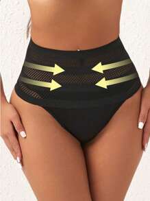 3pcs High Waist Seamless Shaping Breathable Lace Tummy Control Panty For Women,Postpartum Slimming Underwear