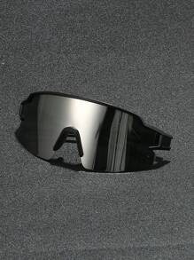 1 Stück Kunststoff Flach Top Mode Sport Brille, zum Radfahren, Skifahren & für lässige Sommerbekleidung am Strand, Outdoor, auf Reisen