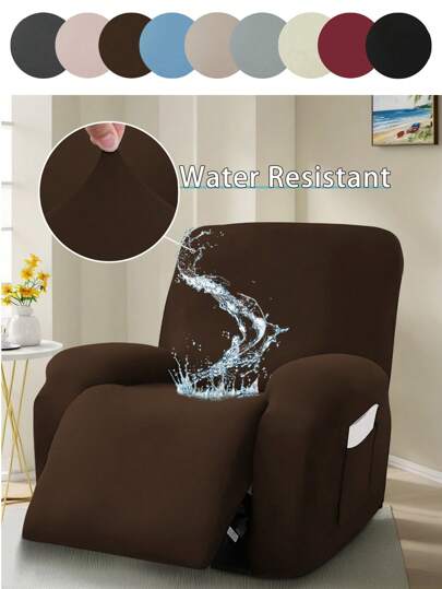 Stretch Recliner Couch Covers, Water-Resistant Stretch Reclining Chair Covers With Pockets, Recliner Sofa Slipcovers Waterproof Stretch Recliner Couch Covers Furniture Protector Covers For Pet Kid