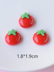 11pcs Cute Apple & Tomato Fridge Magnets, Home Decor Magnetic Stickers For Birthday Party, Wedding, Kitchen, Dishwasher, Refrigerator, Office Whiteboard, Living Room