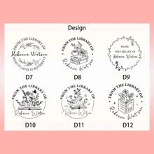 Personalizado Embossador de Design, Embossador de Biblioteca, Presente para Amante de Livros, Ex Libris De, Pertence a Livro, Embossador de Livro Personalizado/Personalizado Da Biblioteca De Embossador de Livro/Carimbo de Livro/Embossador de Biblioteca/Presente para Amante de Livros EMBOSSADOR DE BIBLIOTECA/Embossador de Logotipo Personalizado/Embossador de Livro Personalizado Da Biblioteca/Embossador de Montanha