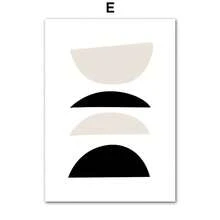 1pc Modern Abstract Line Girl Body Face Living Room Decor Black White Posters Canvas Painting Home Wall Arts No Frame - Multicolor - View 25