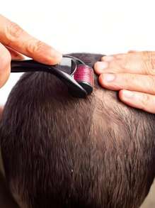 Derma Roller do włosów, brody, skóry twarzy, ciała, skóry głowy, 540 tytanowych mikronakłuwaczy dla mężczyzn i kobiet, kosmetyki, narzędzia, kosmetyki, produkty do pielęgnacji skóry, spa, pielęgnacja ciała, narzędzia do pielęgnacji skóry, pielęgnacja twarzy, akcesoria kosmetyczne, masaż, narzędzie do masażu twarzy, wałek do twarzy