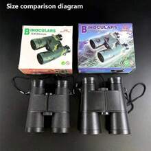 1pc Binoculars 635 Small Black PP Stationery Gift (Juvenile Decoration Prop Display) Camping Outdoor Exploration Supplies