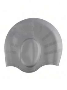 1PC, Silicone Swimming Cap With Ear Pockets For Adults And Teens - Protects Long Hair And Provides High Elasticity, Beach Essentials, Beach Accessories, Pool Float