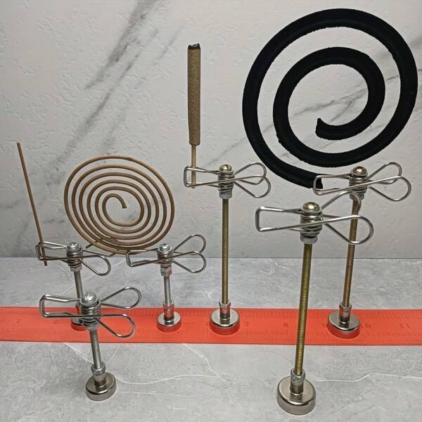 1pc Magnetic Mosquito Coil Incense Holder - Sandalwood Coils - Portable Design - Incense Stick Holder - Home Anti-Mosquito Supplies