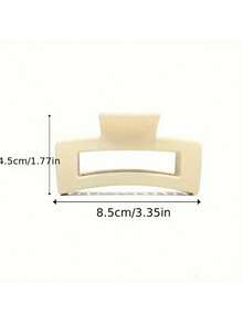 6 件装女士时尚简约方形发夹，适合日常使用和礼物发夹发夹发夹发夹秋冬发夹发饰女士度假装女士