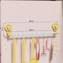 Dopamine Trajectory Hanging Hook, Suction Cup Style For Kitchen Cabinet Door, Invisible Hook, Freely Adjustable Suction Cup - Multicolor - View 7
