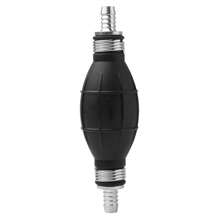 1 قطعة مضخة ألمنيوم وبلاستيك يدوية قطر 6 مم لضخ الوقود للسيارة / القارب / الدراجة النارية