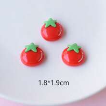 11pcs Cute Apple & Tomato Fridge Magnets, Home Decor Magnetic Stickers For Birthday Party, Wedding, Kitchen, Dishwasher, Refrigerator, Office Whiteboard, Living Room