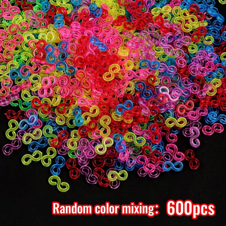 Set de 1000 piezas de bandas de goma de colores del arcoíris - Rellenable, adecuado para manualidades DIY, proyectos hechos a mano, regalos festivos y moda de todas las estaciones