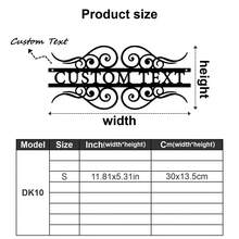 1 Custom Metal Door Number Plate - Personalized Address Sign, Suitable For Outdoor Use, Customizable With Name And Number, Reusable And Detachable. Ideal As A Housewarming Gift, Christmas Gift, Decoration, Home Decor, Wall Decoration, Room Decoration, Living Room Decoration, Bedroom Decoration, Bathroom Decoration, Kitchen Decoration, House Decoration, Personalized Gift, Or Back-To-School Item. - Multicolor - View 27