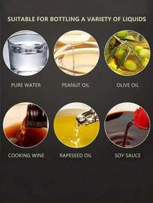 可再填充喷雾瓶，可更换喷嘴，透明旅行雾化器，适用于储存油或水，适合作为圣诞礼物、节日礼物