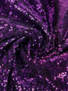1pc Sparkly Embroidered Sequin Fabric Piece, Precut DIY Material For Dress, Wedding Gown, Bag, Tablecloth, Wedding Party Decor