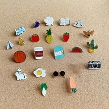 5/30pcs Adorable & Unique Alloy Enamel Brooch Pin Sets - Suitable For Backpack, Hat, Clothing, Perfect Back To School Gift For Girls, Brooch Pins Summer, School - Multicolor - View 8