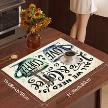 1pc Absorbent & Quick Drying Mat, Classic Vintage Pattern Handmade Coffee Pot Draining Mat, Kitchen Counter Dish Drying Mat With Non-Slip Backing, Silica Gel Drainage Mat That Hides Stains, Super Drainage Kitchen Mat, Easy Clean Dish Rack Mat, Suitable For Kitchen, Coffee Shop, Bar, Festivals, Parties, Home Decor, Holiday Gifts, Foot Mat - Multicolor - View 12