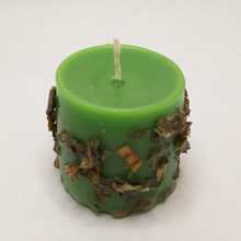 NATURAL RUE CANDLE - KEEP ENVY AWAY - HANDMADE - Green - View 2