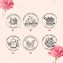 Timbro con logo personalizzato, timbro per biblioteca, regalo per amanti dei libri, ex libris di, appartiene a,Timbro per libri personalizzato/Timbro personalizzato dalla biblioteca di/Timbro per libri/Timbro per biblioteca/Regalo per amanti dei libri TIMBRO PER BIBLIOTECA/Timbro con logo personalizzato/Timbro per libri personalizzato dalla biblioteca/Timbro con motivi di montagna,Multifunzionale,Durevole,Ornamentale,Riutilizzabile,Raffinato,Elegante,Di alta qualità,Colorato,Moderno,Personalizzato,Unico