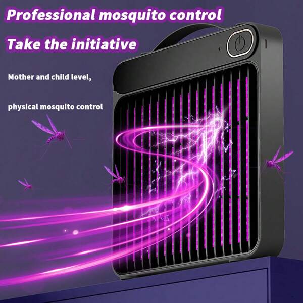Mata-mosquitos elétrico 2 em 1 de parede - luz mata-mosquitos, repelente de mosquitos eficaz em 360°, adequado para casa/quarto/quintal, seguro e silencioso