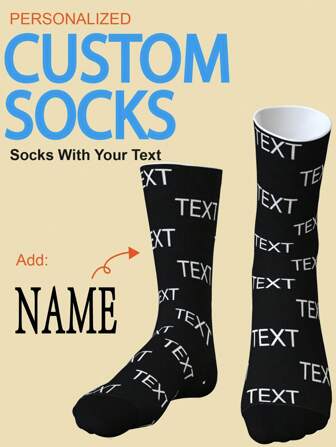 1 paire de chaussettes d'équipage personnalisées, chaussettes avec visage personnalisé, chaussettes de couple, chaussettes avec photo personnalisée, chaussettes imprimées personnalisées, chaussettes amusantes avec visage personnalisé, chaussettes avec photo personnalisée, mettez n'importe quel visage sur les chaussettes, cadeau d'anniversaire, cadeau de la Saint-Valentin, cadeau de mariage