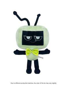 Dandy's World Pebble Vee Rodger Flutter 动漫游戏世界毛绒玩具，复活节家庭派对装饰，毛绒玩偶礼物，适合游戏爱好者，儿童礼物，生日装饰，家居装饰