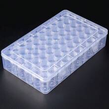 Diamond Painting Storage Box Set With 60 Compartments, DIY Diamond Painting Tools & Accessories Set, Suitable For Jewelry & Beading Storage - Clear - View 4