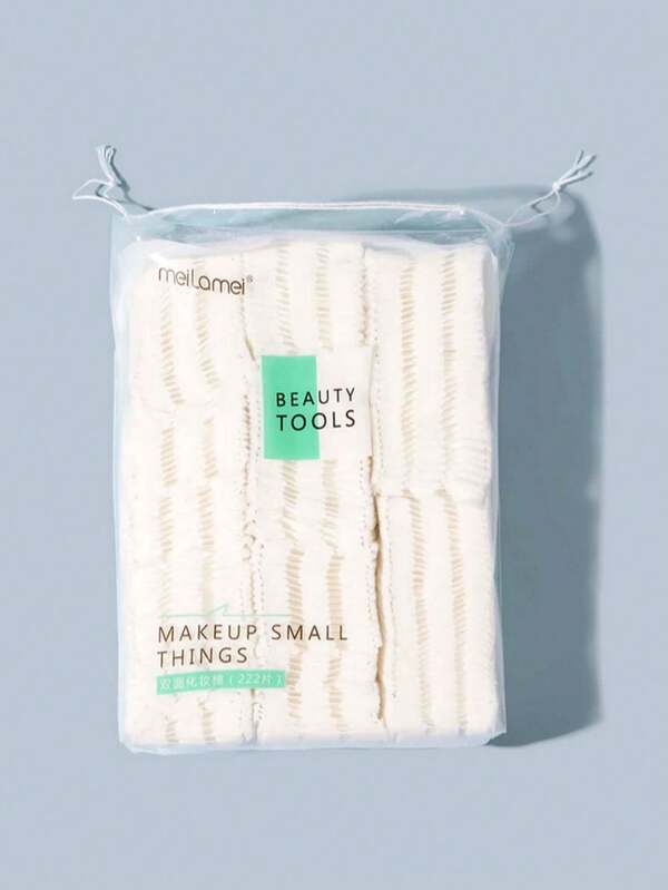 222 discos demaquilantes reutilizáveis para limpeza facial, almofada demaquilante dupla face espessa, almofada de toalha de limpeza facial, lenços faciais úmidos descartáveis, produtos para cuidados com a pele, decoração para sala de estar e quarto, itens de viagem, casamento, festa, aniversário, presente para mãe, pai, amigos, ano novo, acessórios, presente divertido