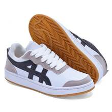 Men's Unisex Casual Street Skater Sneakers - Cát Trắng - Xem 1