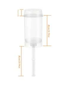 2pcs/12pcs/24pcs-Cake Push-Pull Container With Lid, Reusable Cake Pop Shooter, Ice Cream Cupcake Collection Container For Cupcake Bakery, Confetti Wedding, Birthday Party Dessert Table