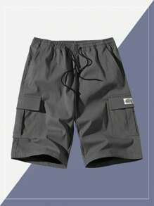 Shorts cargo de verano delgados para hombre, shorts bermuda casuales y transpirables para exteriores