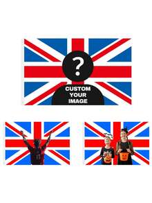 1pc Custom German,French,Spain,British,Italian,Poland,Australia Flag Custom Outdoors Flag Add Your Own ImageText Home Indoor Outdoor Flag,Multi-Functional, Anti-Mold,Ornamental,Exquisite,Stylish,High-Quality,Adorable,Modern,End Of Summer