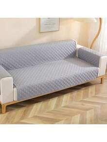 Protector Cubre Sofá Lavable,Fundas Para Sillones Asientos individuales, dobles y triples,Decoración del hogar,Resistente al polvo y a la suciedad,Apto para Mascotas - Gris Claro - Ver 10