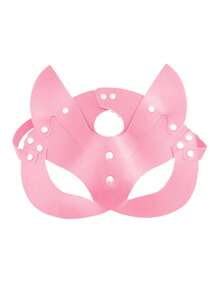1/2 piezas Máscara de zorro de piel y anillos de cuello con forma de corazón para mujer, accesorios de ropa interior, decoración y disfraces