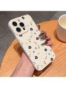 Funda para teléfono 1 funda para teléfono con estampado de plumas y flores, compatible con phone 16Pro Max, 15, 14 Plus, 13, 12, 11, funda protectora personalizada para teléfono - Multicolor 3 - Ver 4