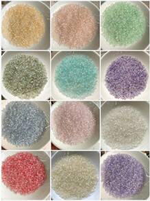 500 pièces de perles de verre facetées colorées de 4 mm, perles de cristal brillantes avec éclat de gemmes, convient pour les cadeaux, la création de bijoux, l'artisanat fait main et les projets DIY, idéal pour les créations DIY pendant les festivals et plus encore
